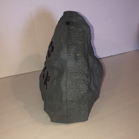 Gemmy GO BACK Haunted Rock Lights & Sounds RETIRED Stone Halloween WORKS GREAT! - Picture 5 of 7